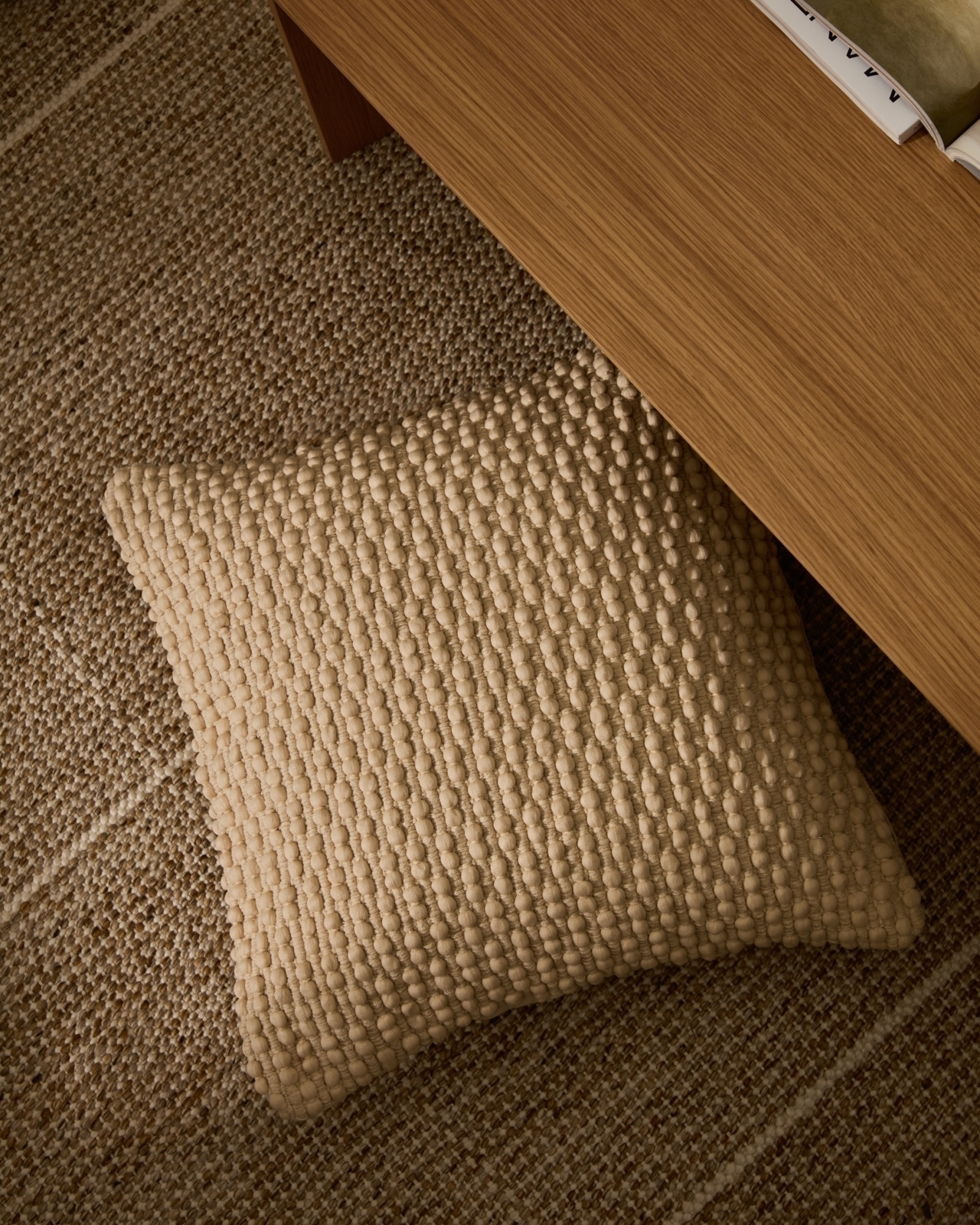 Чехол для подушки Mascarell белый из хлопка 50 x 50 см La Forma (ex Julia Grup)