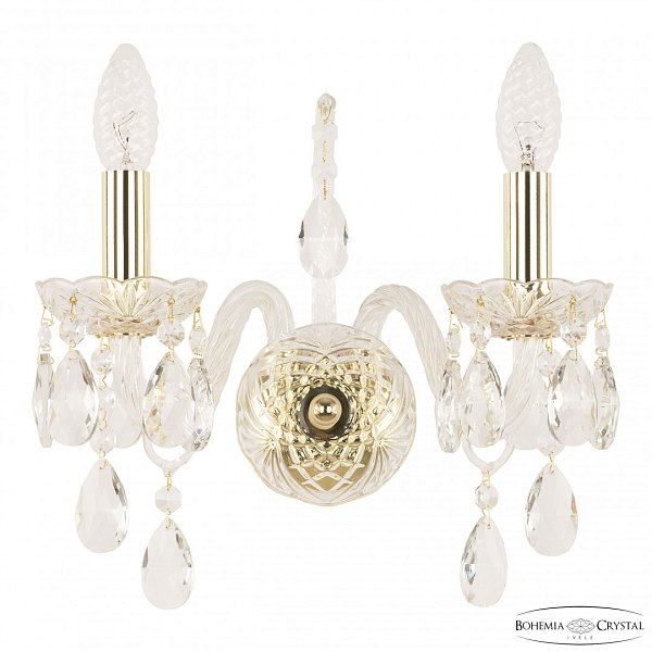 Бра хрустальные 105B/2/141 G Bohemia Ivele Crystal