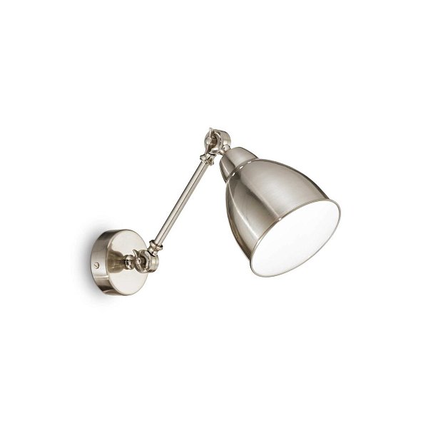 Настенный светильник Ideal Lux NEWTON AP1 NICKEL 016399