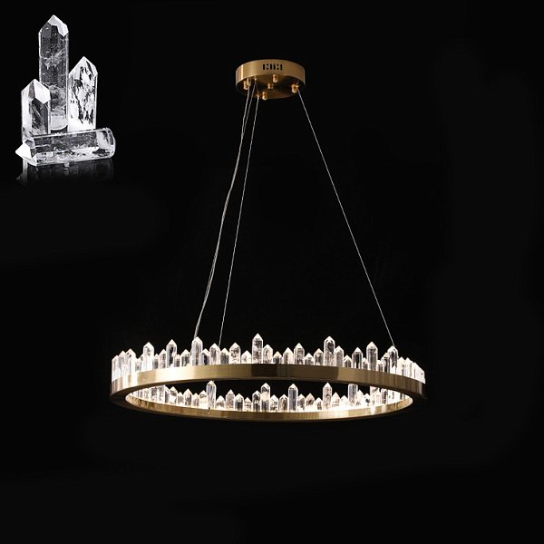 Подвесная люстра QUARTZ LUX C D60 by ImperiumLoft