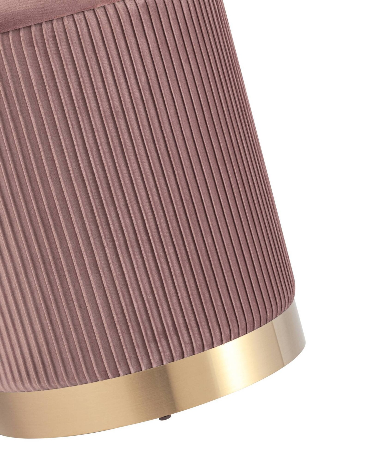 Пуф Шарлотта с ящиком велюр розовый Stool Group