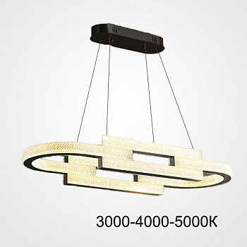 Подвесной светильник LOUELLA  B L90 Black Трехцветный свет by ImperiumLoft