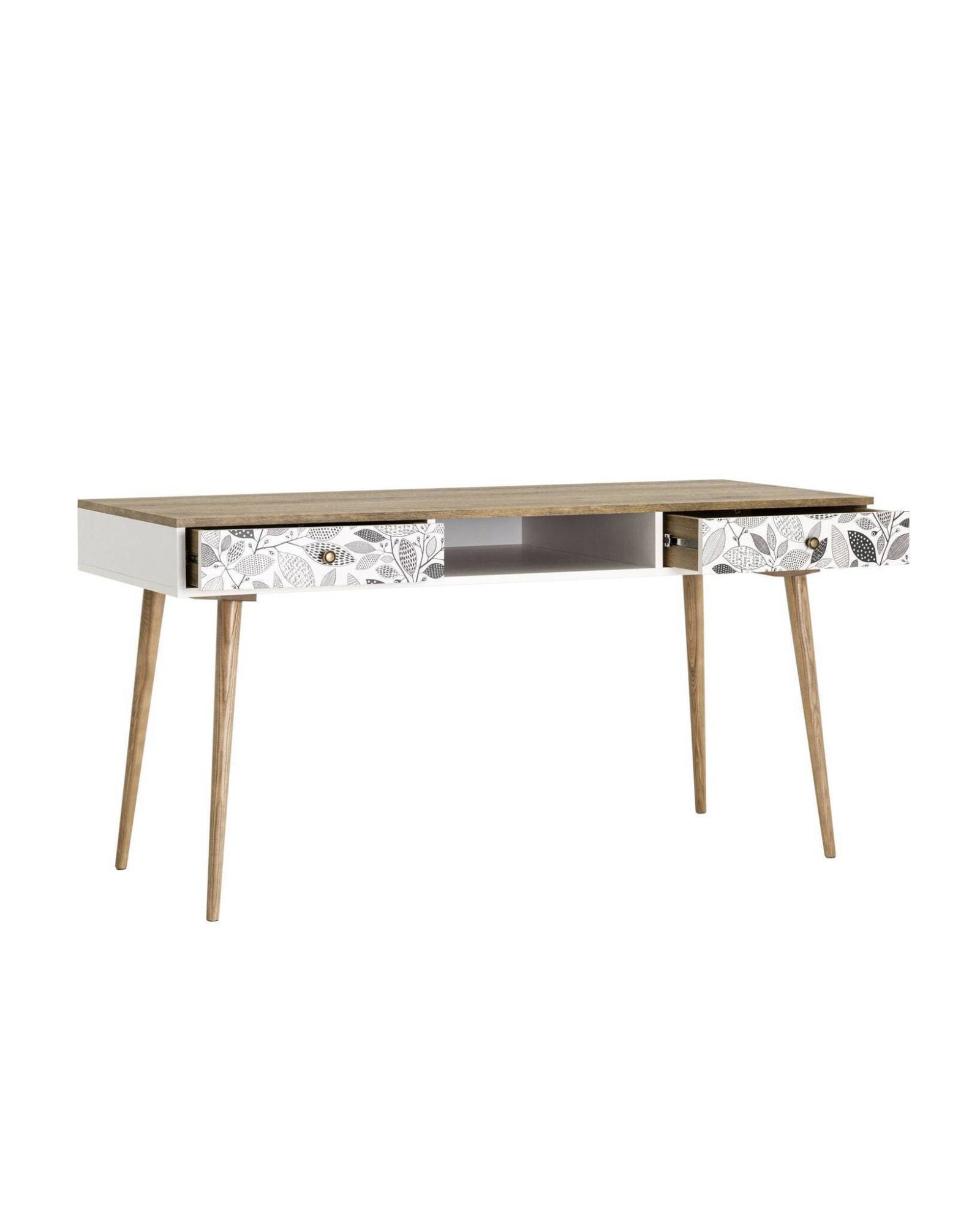 Стол рабочий Berber принт 9 с двумя ящиками Stool Group