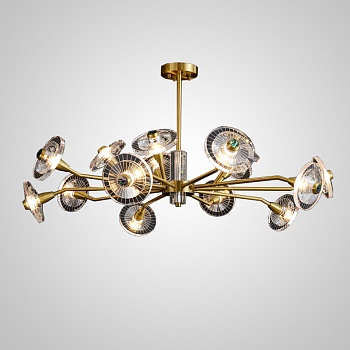 Потолочная люстра JANICA L15 Brass by ImperiumLoft