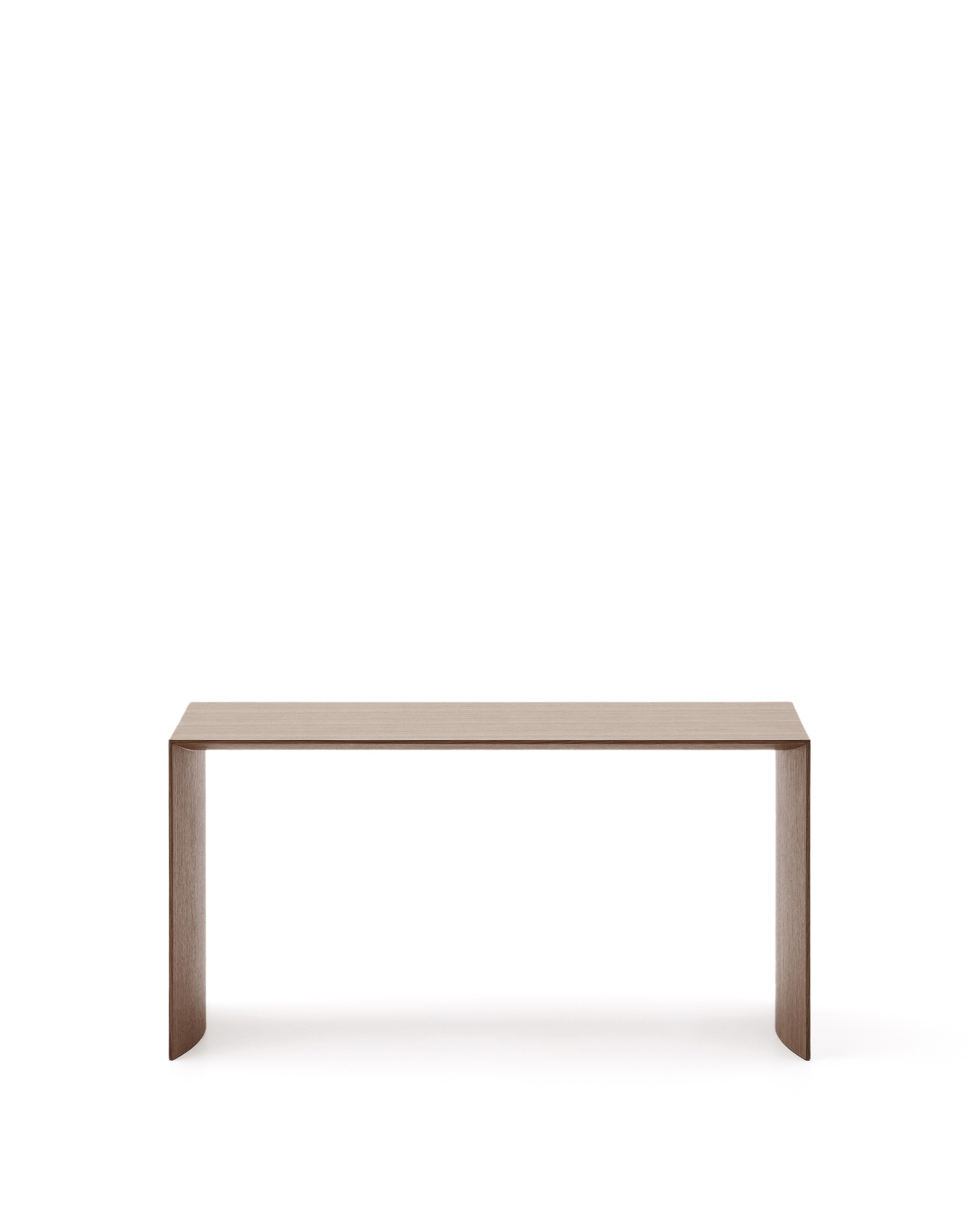 Litto Журнальный столик из шпона ореха с отделкой натурального цвета, 90 x 45 см La Forma (ex Julia Grup)