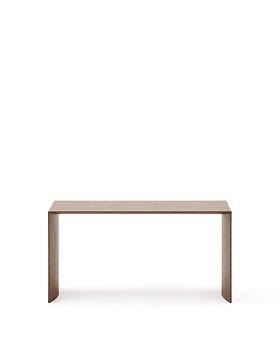 Litto Журнальный столик из шпона ореха с отделкой натурального цвета, 90 x 45 см La Forma (ex Julia Grup)