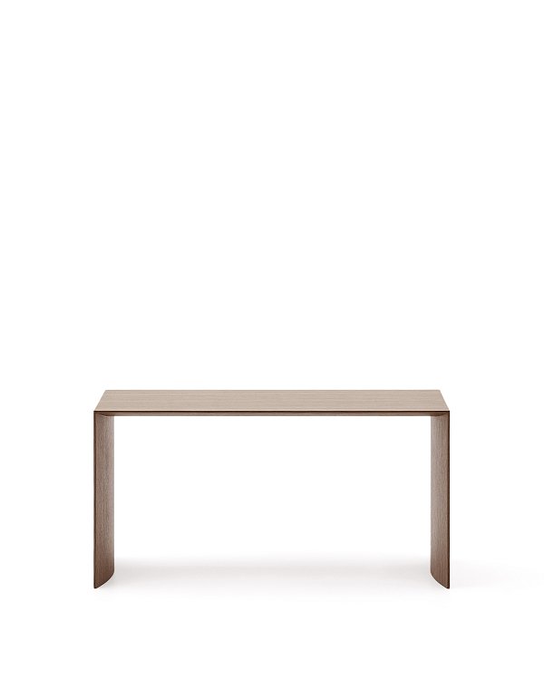 Litto Журнальный столик из шпона ореха с отделкой натурального цвета, 90 x 45 см La Forma (ex Julia Grup)
