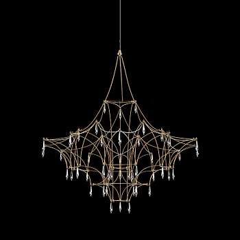 Подвесная люстра MARQUISE D80 Gold by ImperiumLoft