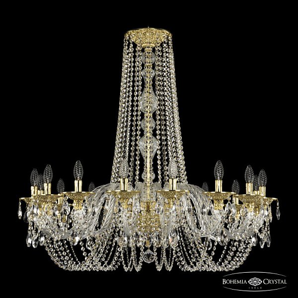Подвесная люстра Bohemia Ivele Crystal 16102/12/360/h-96 G