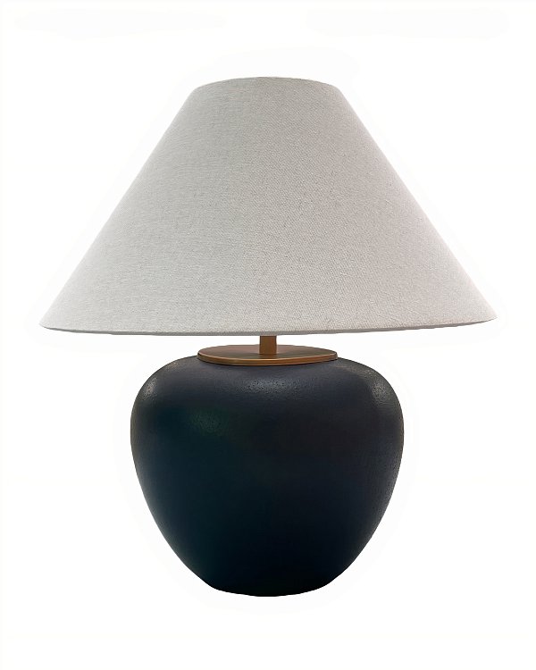 Черная настольная лампа Ноэл Louvre Home LTL454943MGI