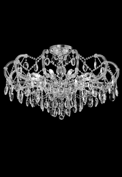Люстра Crystal Lux HOLLYWOOD SP-PL10 CHROME D1000