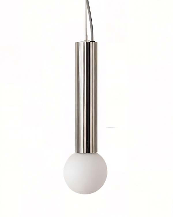 Серебряный подвесной светильник Кло Louvre Home P7561PC