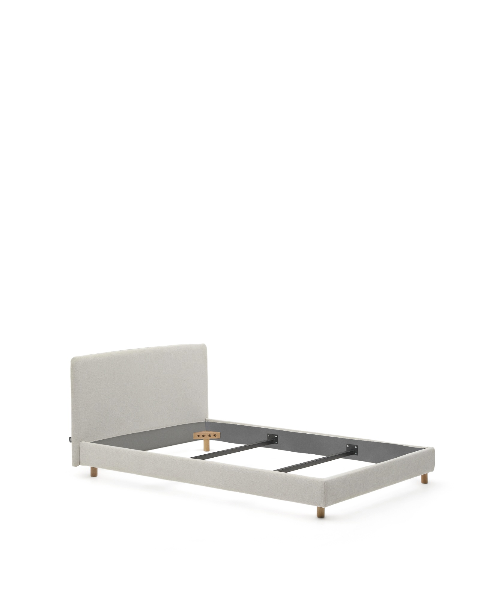 Кровать Valma из жемчужного шенилла со съемным чехлом для матраса 90 x 200 см La Forma (ex Julia Grup)