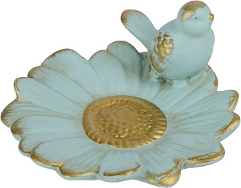 Блюдо для колец с птичкой Glasar 28-590