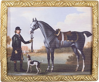 Картина настенная под старину Лошадь, масло Glasar 28-675