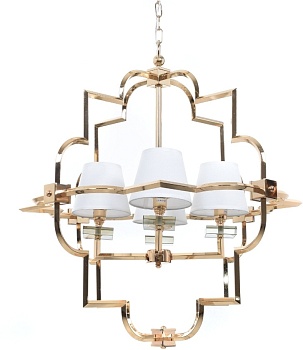 Подвесная люстра Lumina Deco LDP 8020-4 GD+WT