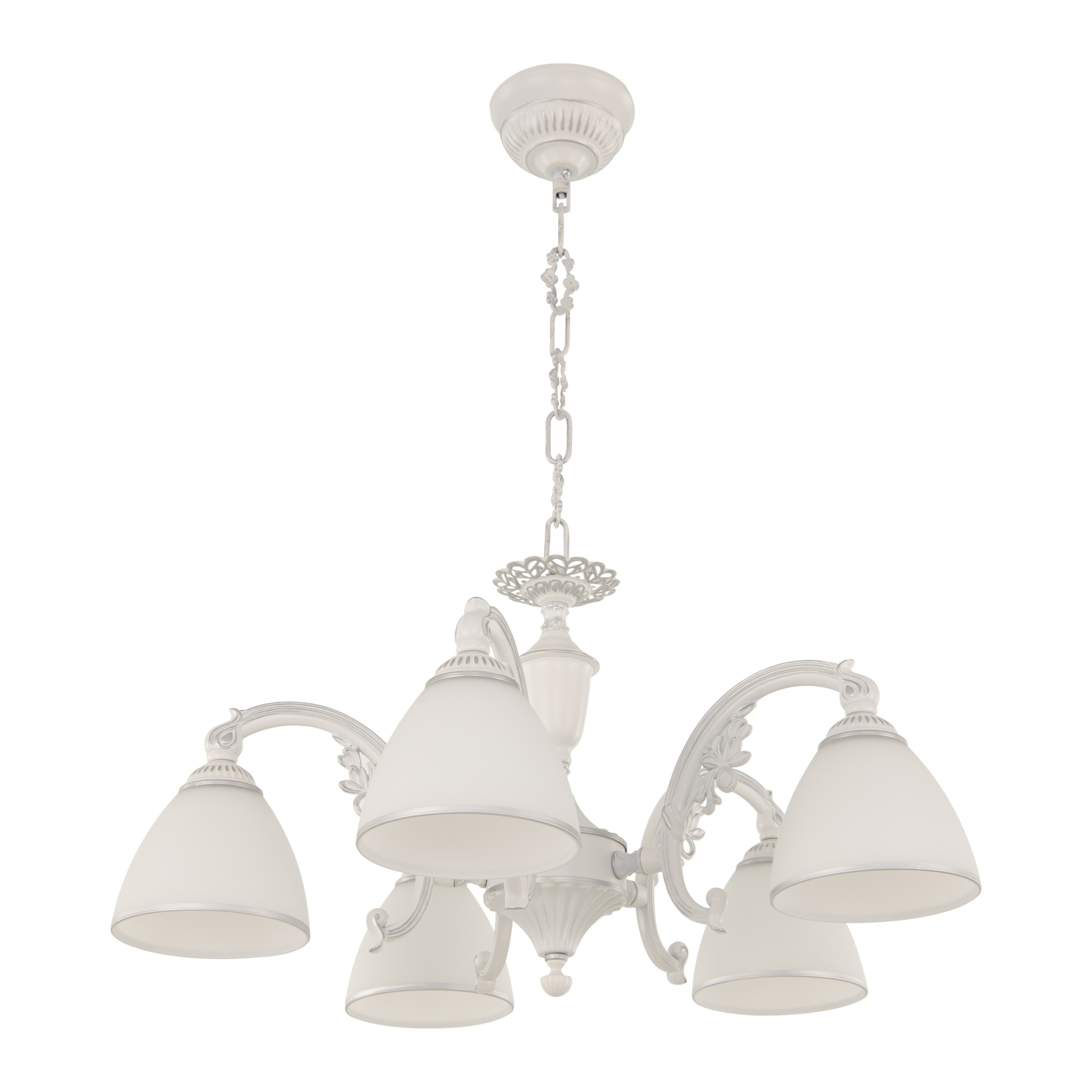 Люстра с плафонами 341837/5 WT+SL Arte Milano