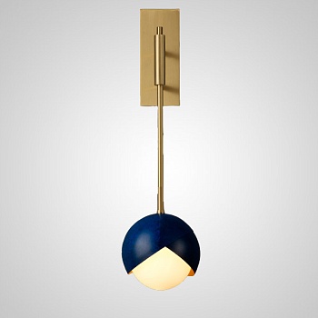 Настенный светильник FLORIS WALL B Bronze Blue by ImperiumLoft