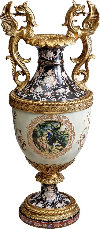 Ваза с ручками Glasar A483EC/HBK2108
