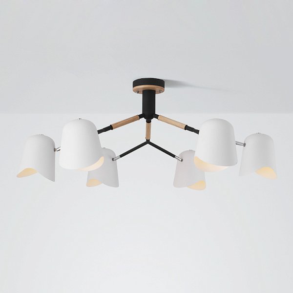Люстра на штанге NOTCH D94 White by ImperiumLoft