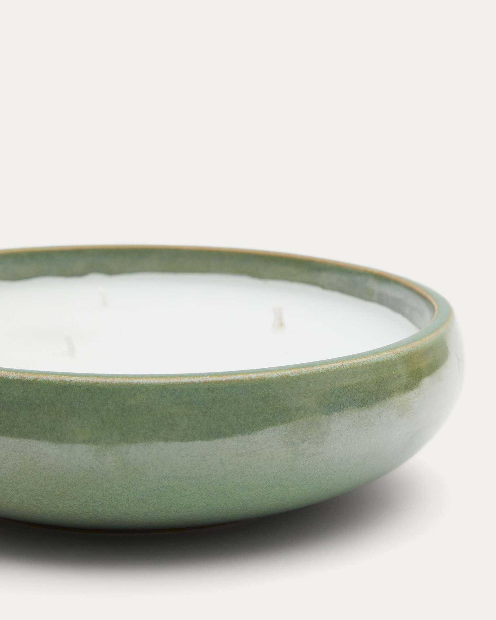 Sapira Керамическая свеча зеленого цвета Ø 21 см La Forma (ex Julia Grup)