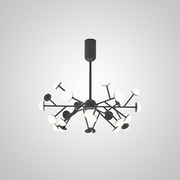 Потолочная люстра HILVI D68 Black by ImperiumLoft