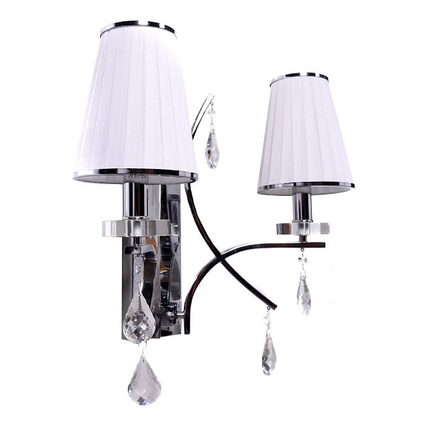 Бра Lumina Deco LDW 66247-2 WT+CHR