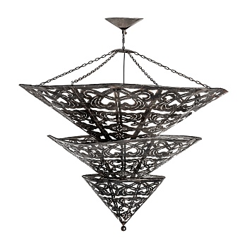 Треугольный потолочный светильник 22513 Vical