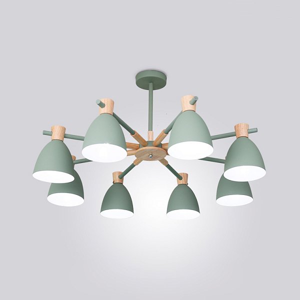 Потолочная Люстра Folke 8 Green By Imperiumloft