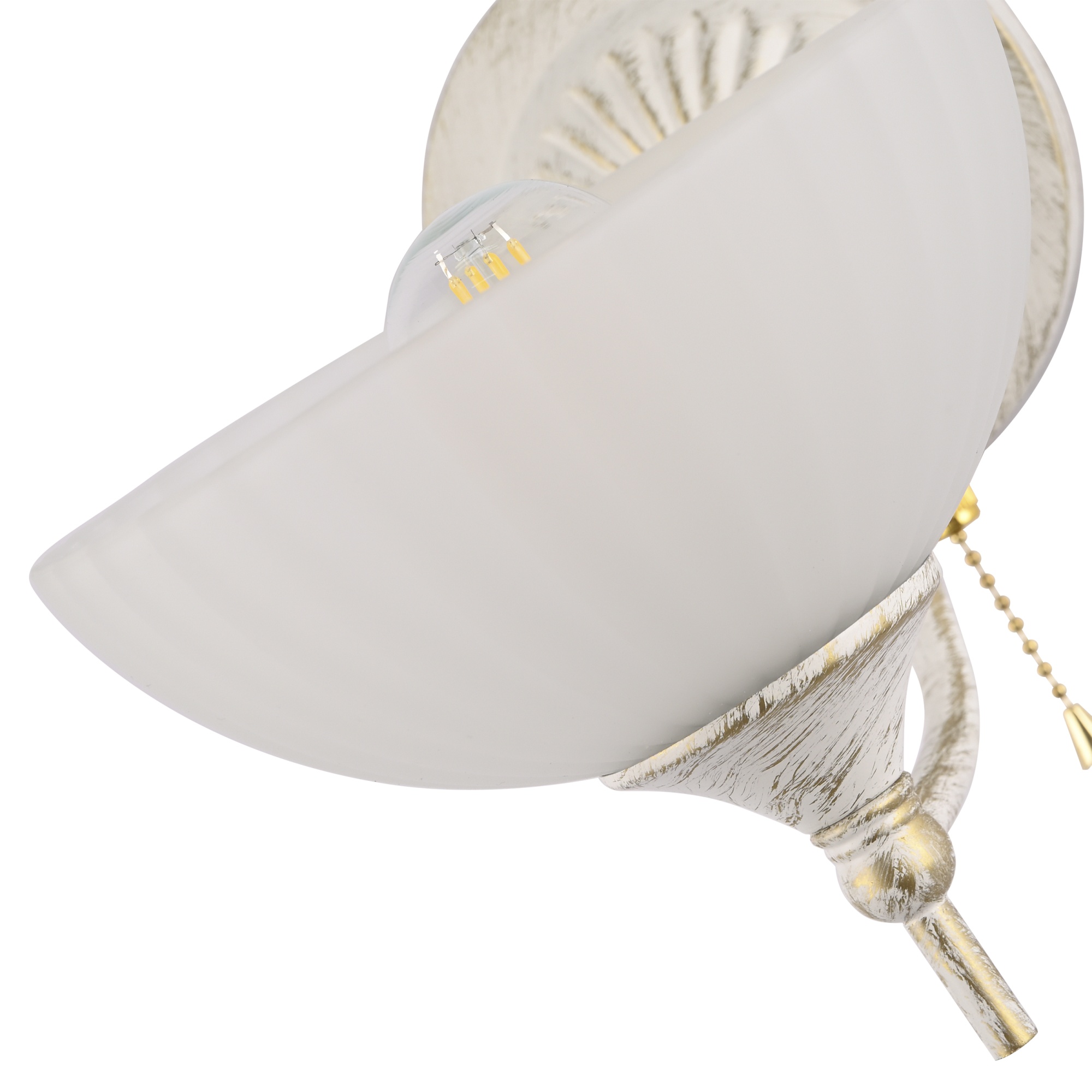 Бра с плафонами 340049/1W WT+G Arte Milano