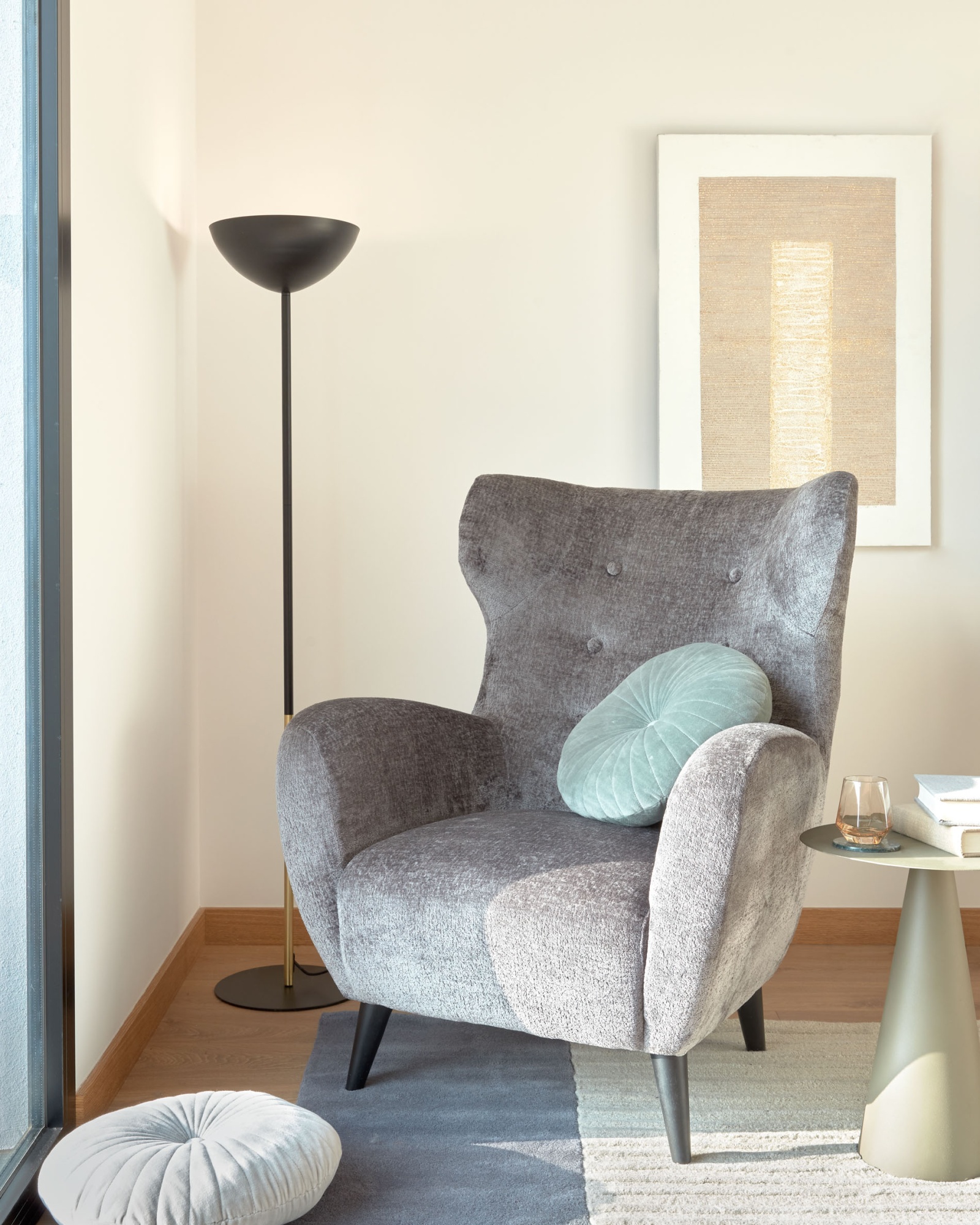 Приставной столик Shirel Ø 40 cm зеленый La Forma (ex Julia Grup)