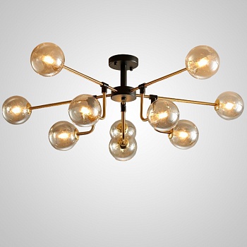 Подвесная люстра AGIRA D105 Amber by ImperiumLoft