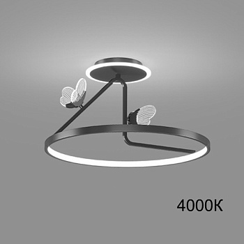 Потолочная люстра BABETTA CH E D50 Black 4000К by ImperiumLoft