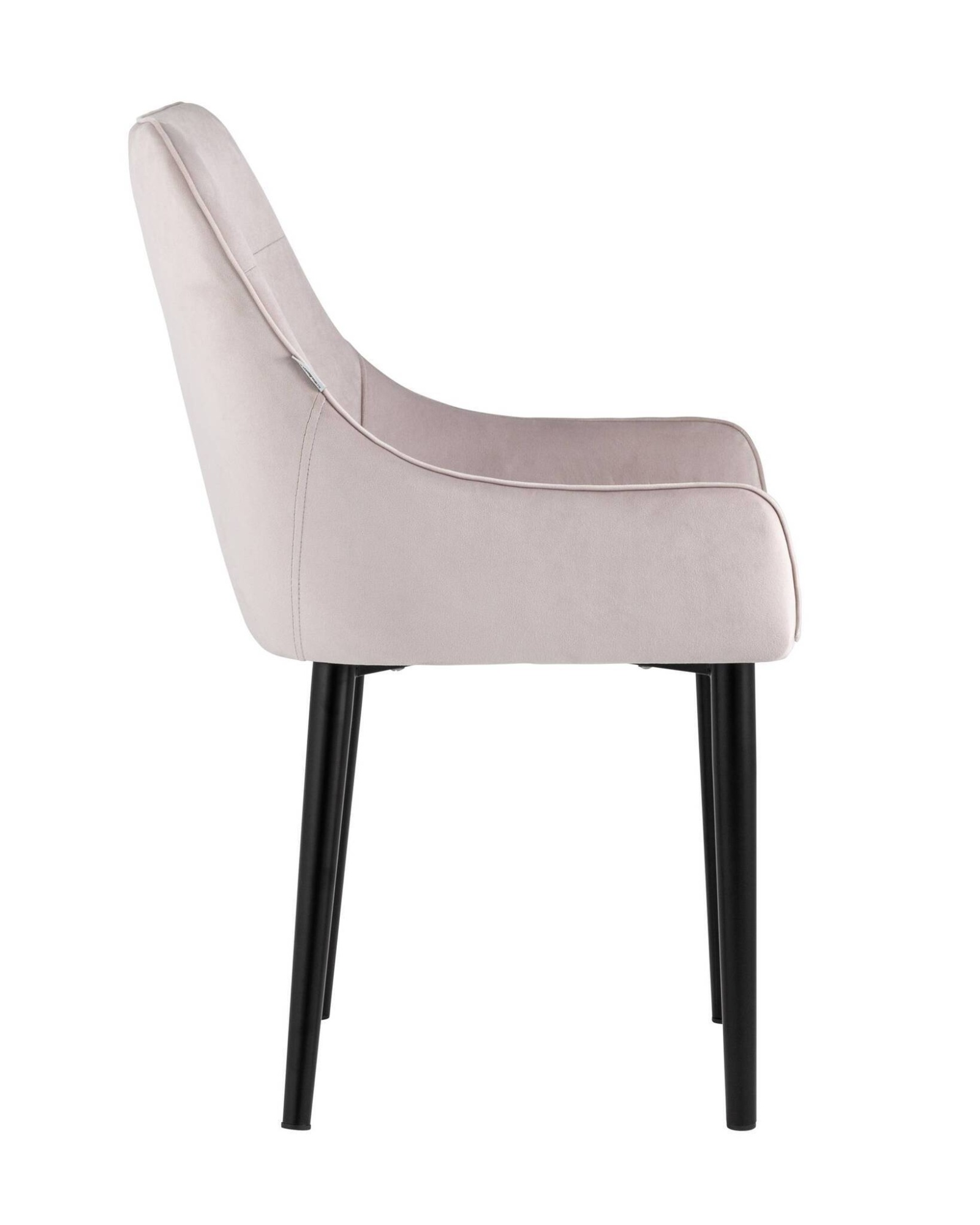 Стул Джоан велюр светло-розовый Stool Group