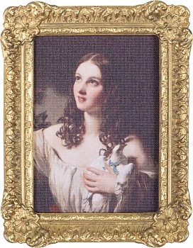 Картина настенная Девушка, под старину, масло Glasar 28-678