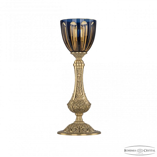 Настольная лампа бронзовая 71100L/15 FP P1 Amber-Blue/H-1H
