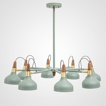 Люстра на штанге OPLAND A 8 lamps Blue by ImperiumLoft