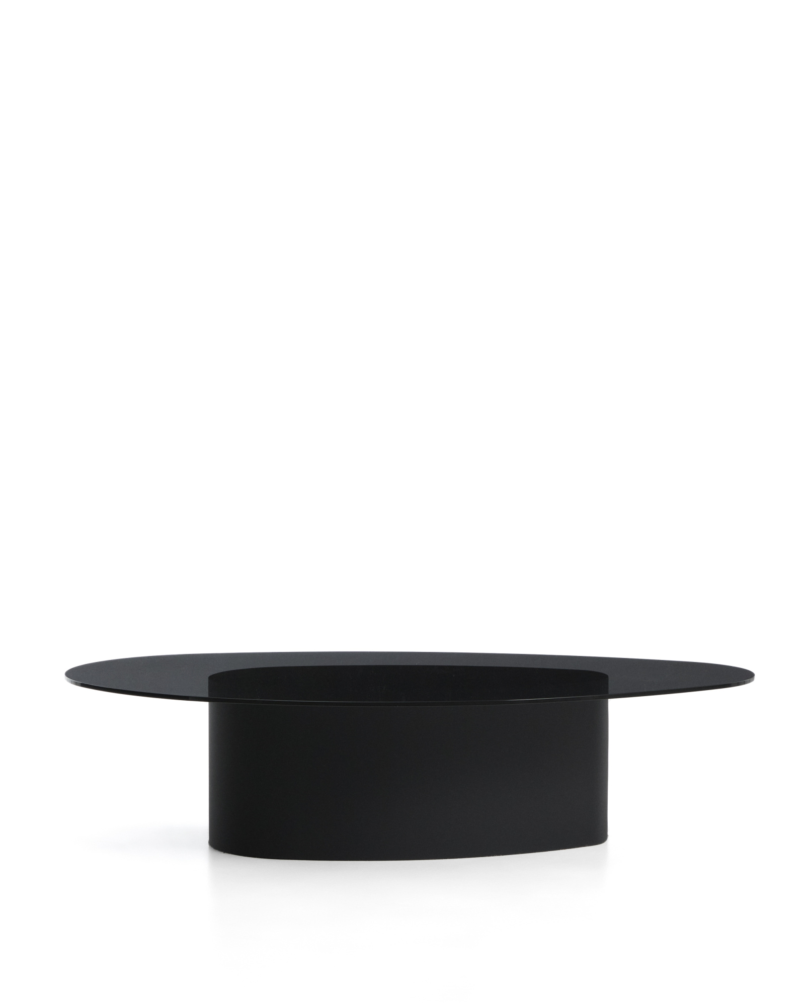 Журнальный столик Olir из черной стали и стекла 140 x 80 см La Forma 482451