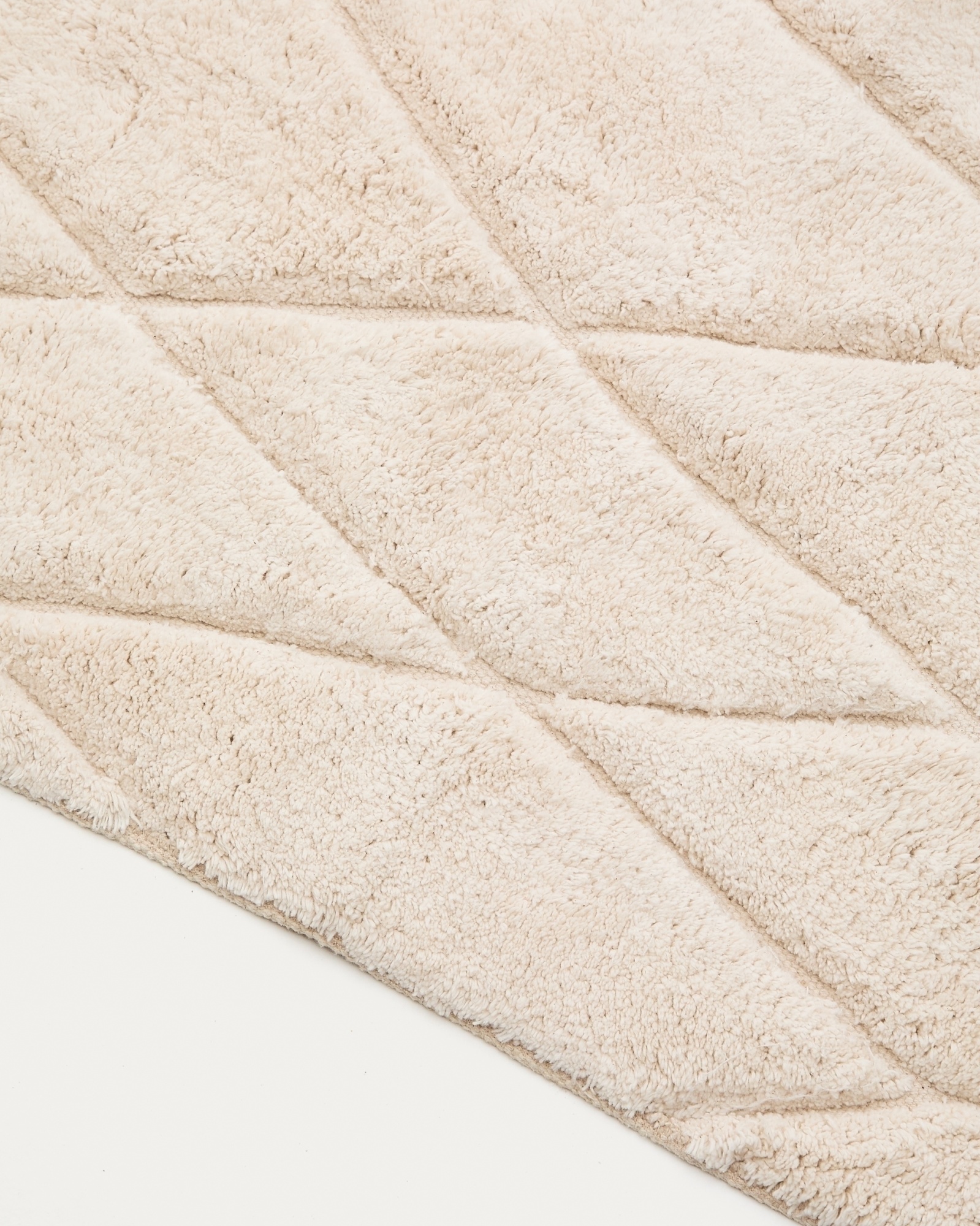 Коврик для ванной Nyana белый хлопковый 50 x 70 см La Forma (ex Julia Grup)