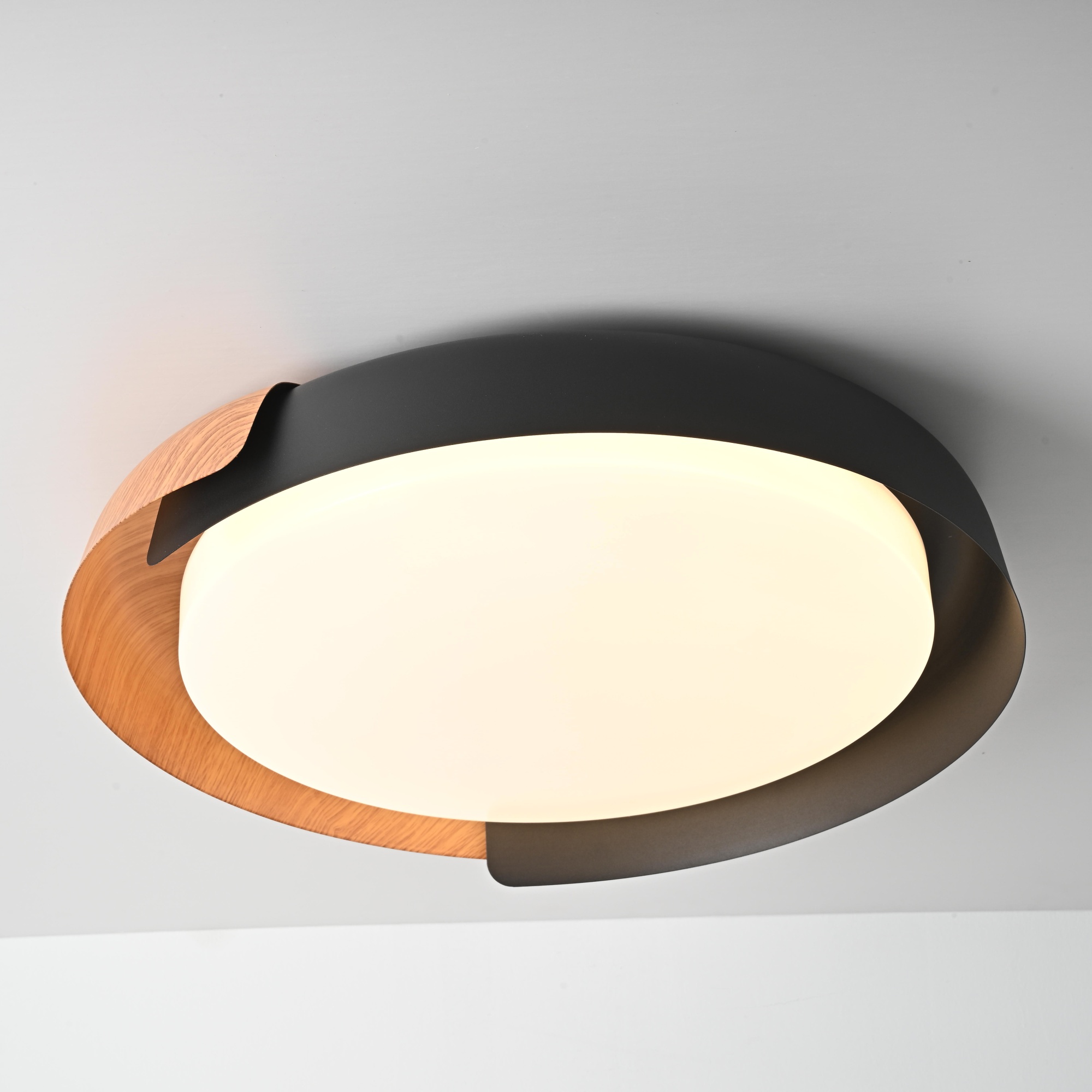 Потолочный Светильник Adda Black/Wood By Imperiumloft