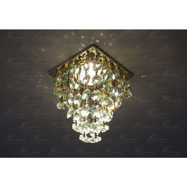 Встраиваемый светильник Kantarel Grape CD 020.3.2 lt peridot