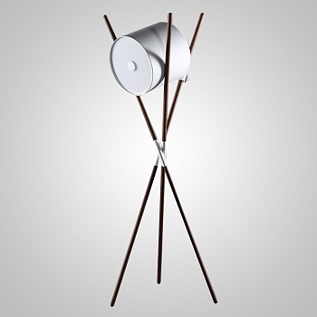 Торшер SHIFT LAMP Dark Brown White by ImperiumLoft