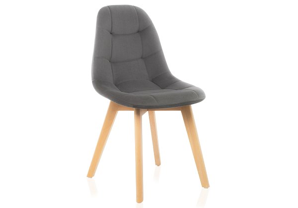 Стул деревянный Woodville Filip dark gray / wood 15101