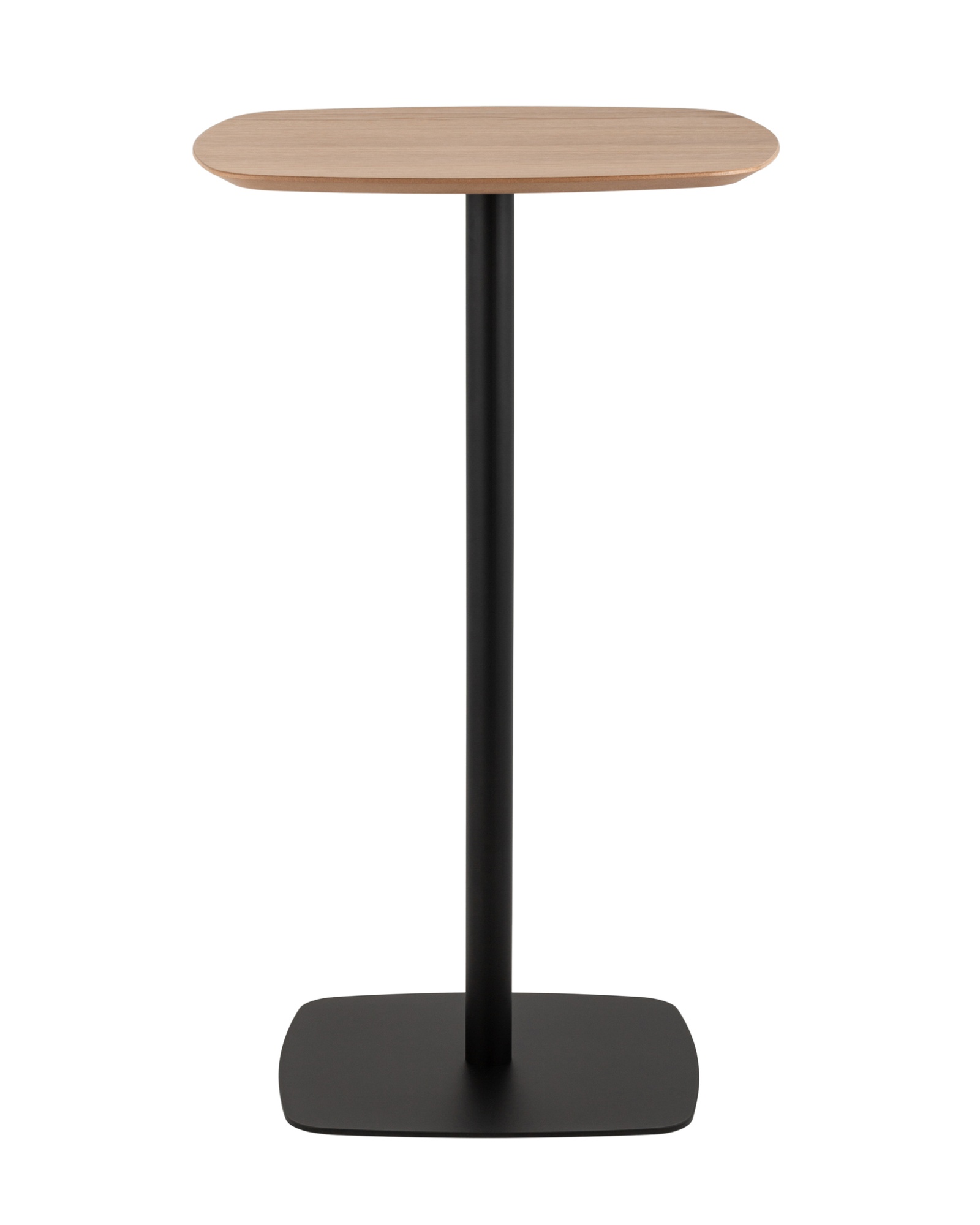 Стол барный Form 60*60 светлое дерево/черный Stool Group Стол барный Form 60*60 светлое дерево/черный Stool Group