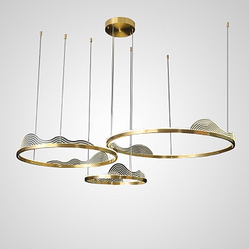 Подвесная люстра HANNA A B D40 D60 D80 3R by ImperiumLoft