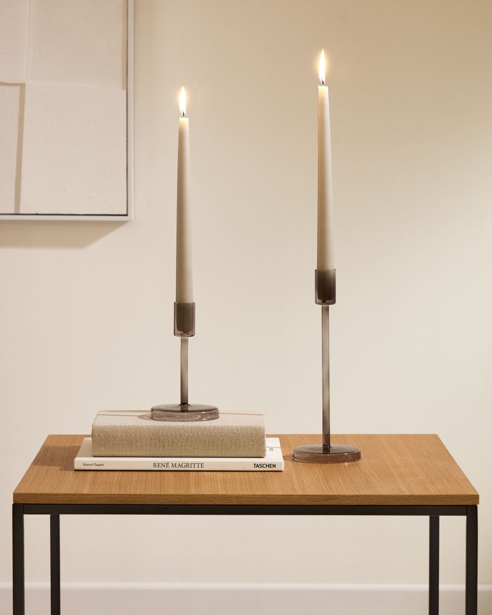 Zulma Большой подсвечник из черного стекла La Forma (ex Julia Grup)