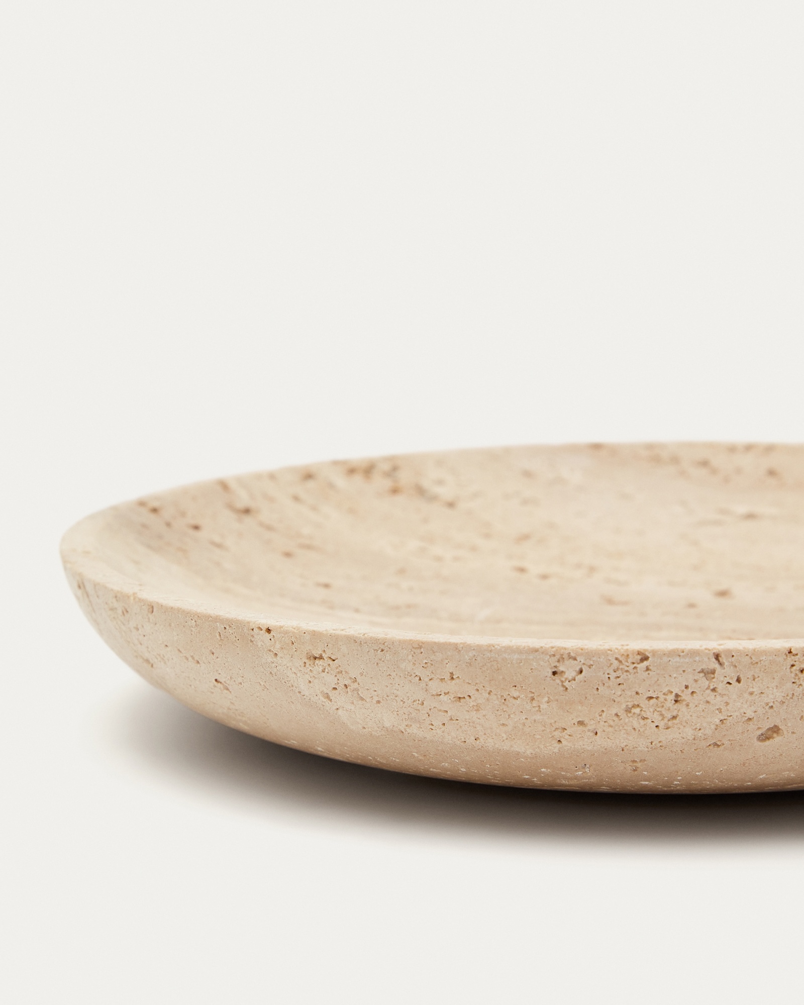 Madlena Маленький бежевый травертиновый поднос La Forma (ex Julia Grup)