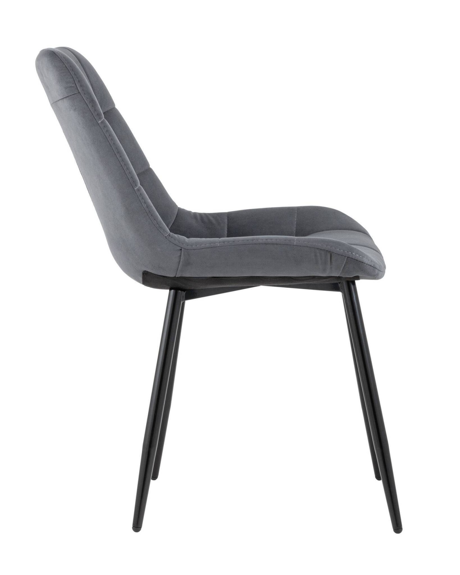 Стул Флекс велюр тёмно-серый Stool Group