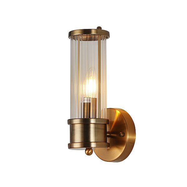 Настенный светильник Delight Collection Claridges 1B brass