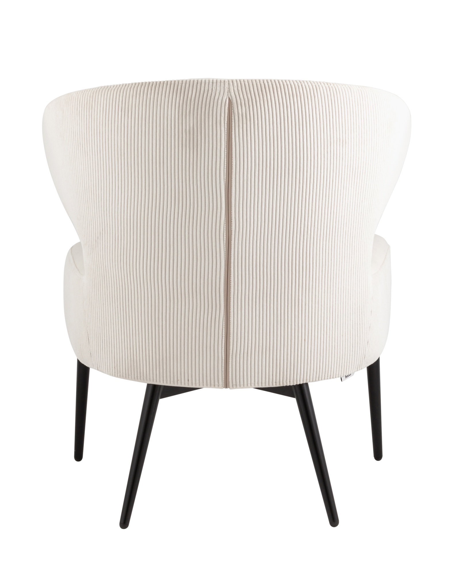 Кресло лаунж Royal Stripes велюр молочный Stool Group